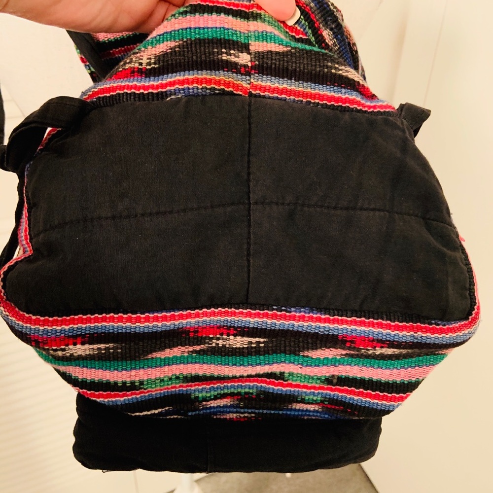 Guatemalan Bohemian Drawstring Backpack - Vintage… - image 5